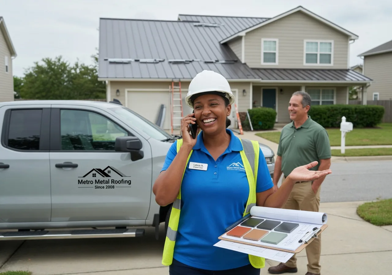 Storm Damage Metal Roof Repair in Chester, IA